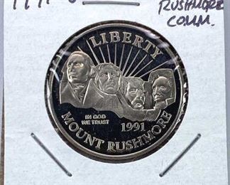 1991-S Mount Rushmore Commem. Half, Proof