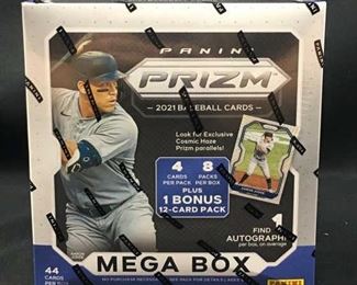 2021 Prizm Baseball Mega Box w/ 1 Autograph