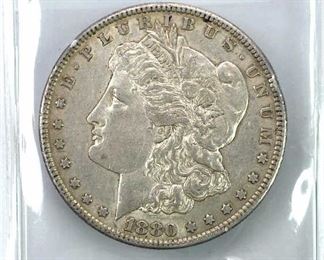 1880-S Morgan Silver Dollar, U.S. $1 Coin