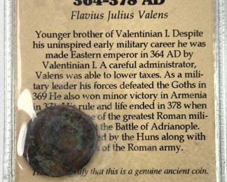 364-378 A.D. Roman Valens Ancient Coin