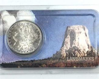 1881-S Gem BU Morgan Silver Dollar in Holder