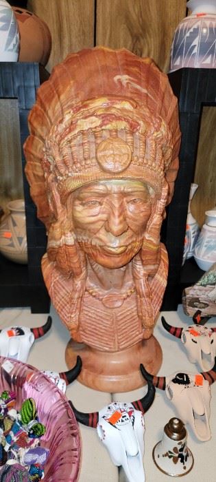 Large Indian bust