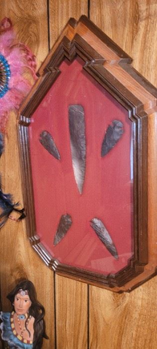Absolutely beautiful arrowhead display