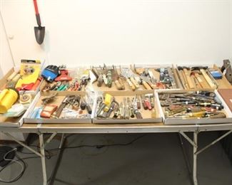 Misc. hand and garden tools.