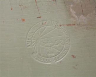 American Seating Co. Stamp shown on previous chair pics.