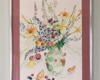 Large size beautiful watercolor still life.