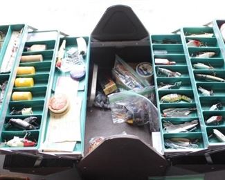 Vintage collection of fishing lures and misc.