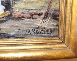 Painting signed by Charles E. Duncan Rodick 