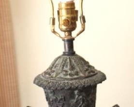 Picture of Maitland Smith vintage lamp without shade.