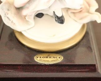 Base of previously pictured Florence statue.