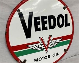 SINGLE SIDED PORC. 24IN VEEDOL