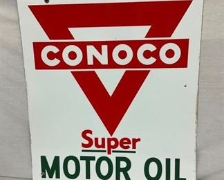 PORC. DS CONOCO SUPER MOTOR OIL SIGN