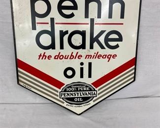 PENN DRAKE OIL SIGN