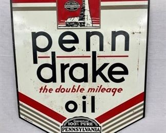 SIDE 2 PENN DRAKE OIL SIGN