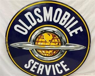SIDE 2 PORC. 5FT. OLDSMOBILE SIGN