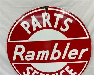 TOP VIEW RAMBLER DEALER SIGN