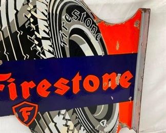 PORC. FIRESTONE FLANGE SIGN