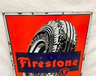 EARLY SIGN W/ SOME CRAZING