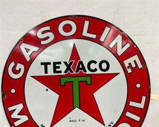 SIDE 2 TOP VIEW TEXACO SIGN