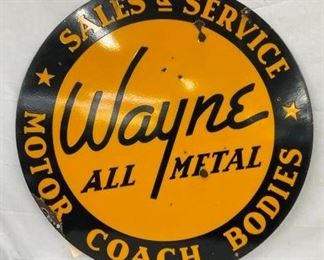 36IN PORC. DS WAYNE DEALER SIGN