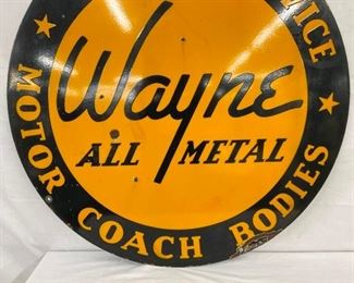 SIDE 2 PORC. 36IN WAYNE DEALER SIGN