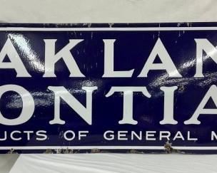 PORC. OAKLAND PONTIAC DEALER SIGN