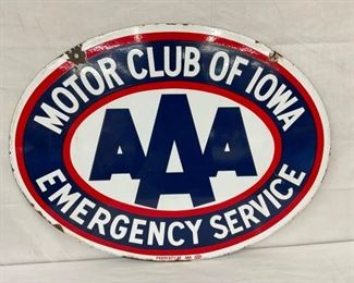 SIDE 2 AAA MOTOR CLUB SWINGER SIGN
