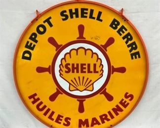 SIDE 2 SHELL 40IN PORC. W/ FRAME