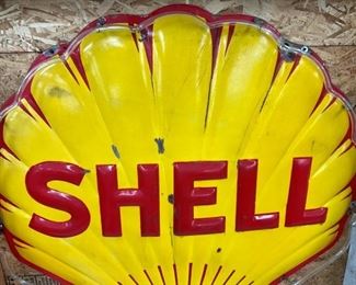 CLOSEUP HEAVILY EMB. SIGN