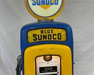 WITH BLUE SUNOCO GLOBE