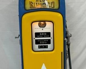 SIDE 2 BLUE SUNOCO GAS PUMP