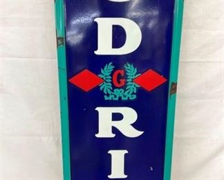 CLOSEUP PORC. VERTICAL SIGN