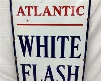 PORC. ATLANTIC WHITE FLASH SIGN