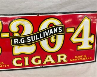 PORC. CIGAR SIGN 23X10