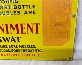 PORC. BASEBALL LINIMENT 26X12