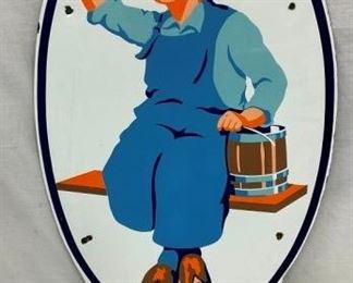PORC. DUTCH BOY PAINTS DIE CUT SIGN