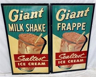 GROUP PICTURE EMB. GIANT SEALTEST SIGNS