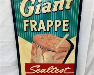 32X56 EMB/ GIANT FRAPPE SIGN