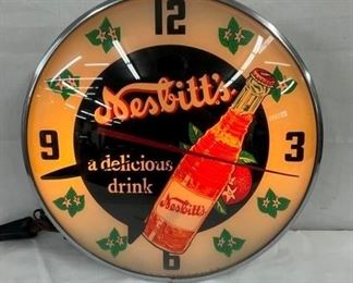 LIGHTED NESBITTS CLOCK