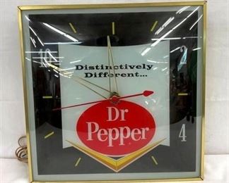 16IN DR. PEPPER PAM LIGHTUP PAM CLOCK
