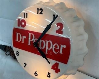 LIGHTED 10-2-4 CAP CLOCK