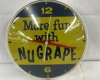 9IN MORE FUN WITH NUGRAPE CLOCK