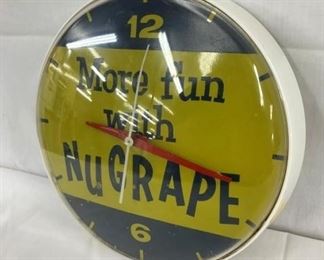 CLOSEUP NUGRAPE CLOCK