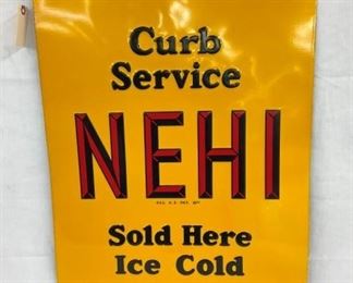 20X28 EMB. NEHI CURB SERVICE SIGN