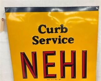 TOP VIEW CURB NEHI SIGN