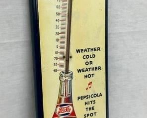 RARE PEPSI DOUBLE DOT THERM.