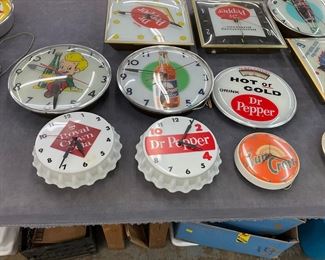 SAMPLE PHOTO ADVERTISING CLOCKS/THERM. 