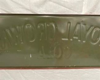 BACKVIEW ROYAL CROWN SIGN