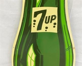 EMB. 7UP BOTTLE SIGN