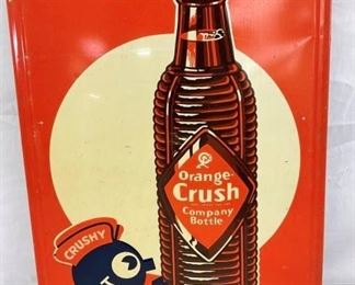 ORANGE CRUSH EMB. VERTICAL SIGN